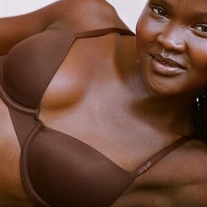 Aerie Smoothez Mesh Bra brown